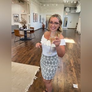 Renee C. Leena Printed Skirt ✨WORN ONCE✨